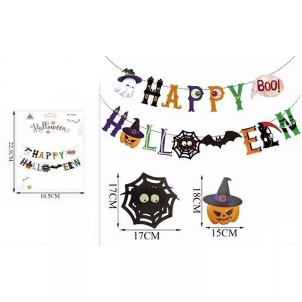 Helovino girlianda „Happy Halloween“
