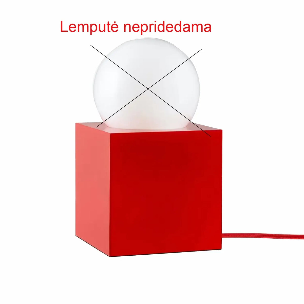 Stalinis šviestuvas Bob 14 Red