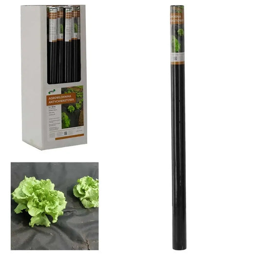 Agroplėvelė nuo piktžolių 1 x 10 m, juoda, 50 g/m²