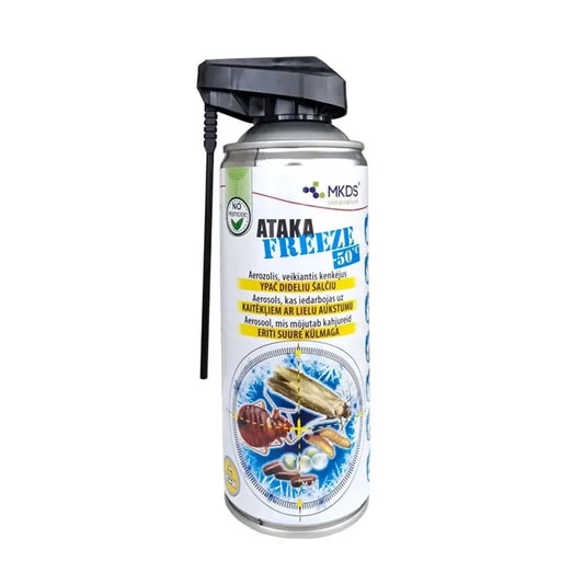 ATAKA FREEZE -50 °C šalčio aerozolis vabzdžių naikinimui, 400 ml