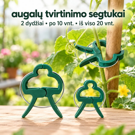 Augalų tvirtinimo segtukai, 2 dydžiai