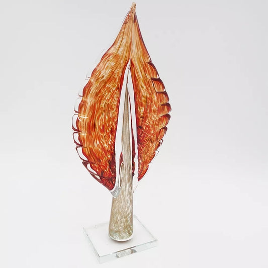 Dekoratyvinė stiklo skulptūra, 12×7×32.5 cm