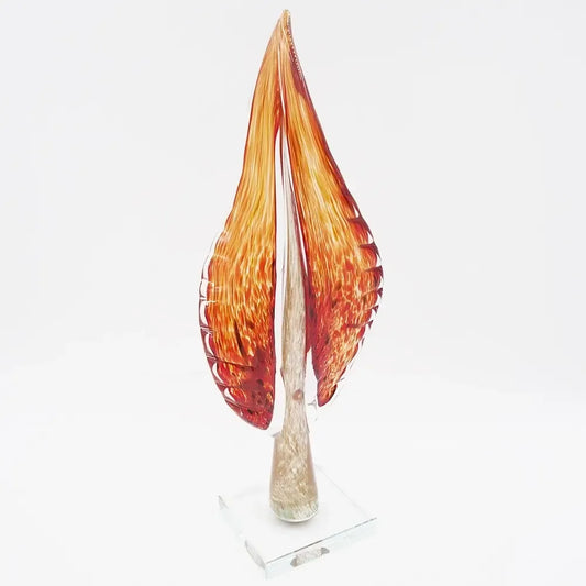 Dekoratyvinė stiklo skulptūra, 13×9×41 cm
