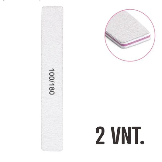 Nagų dildės 100/180 grit, 2 vnt.