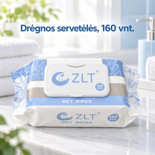 Drėgnos servetėlės 160 vnt. TR2296A