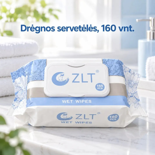 Drėgnos servetėlės 160 vnt. TR2296A