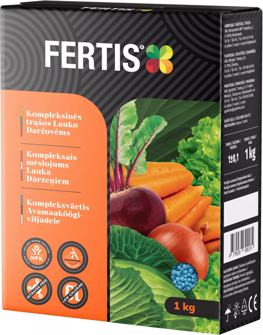 Kompleksinės trąšos Lauko daržovėms FERTIS, 1kg