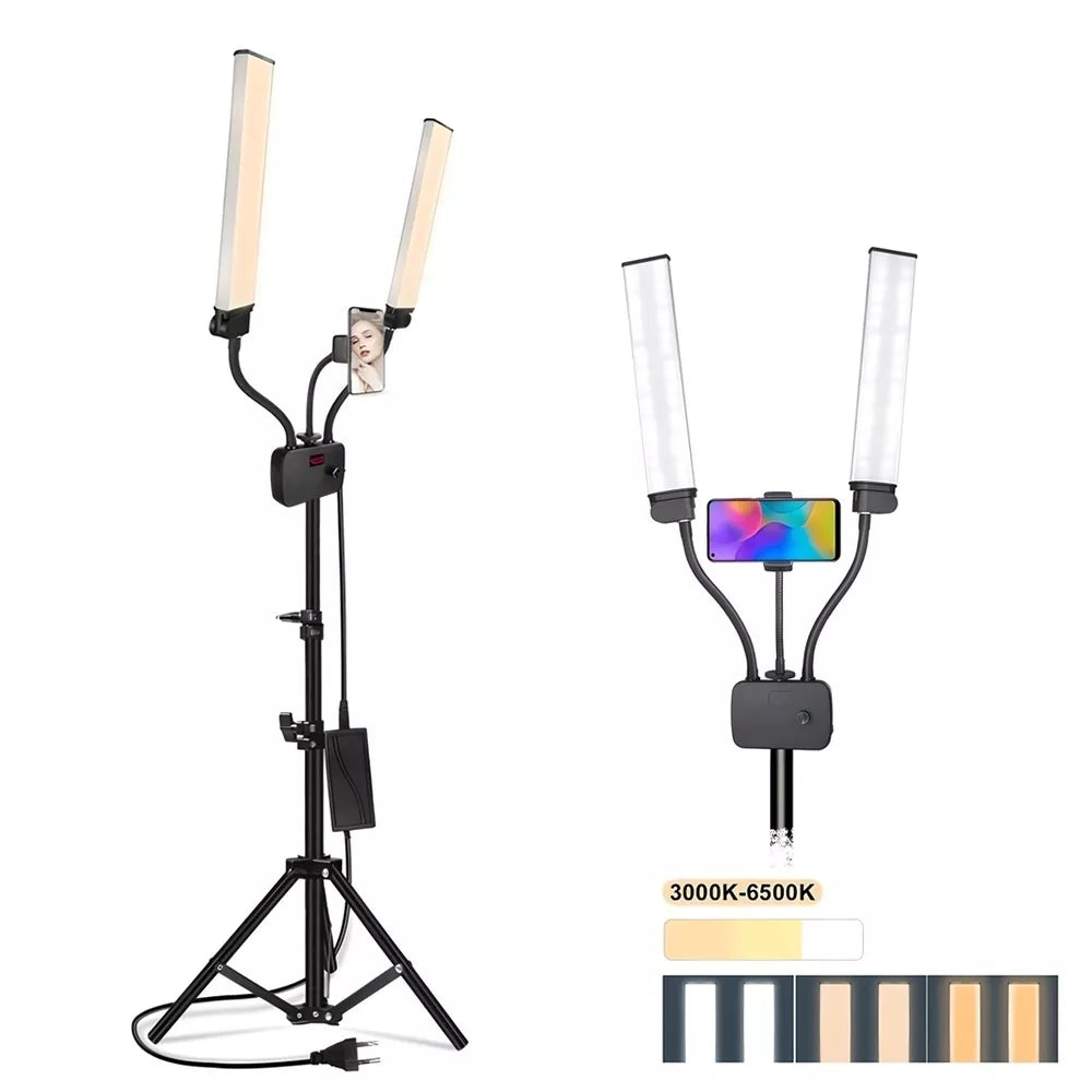 LED panelinės lempos su trikoju DOUBLE