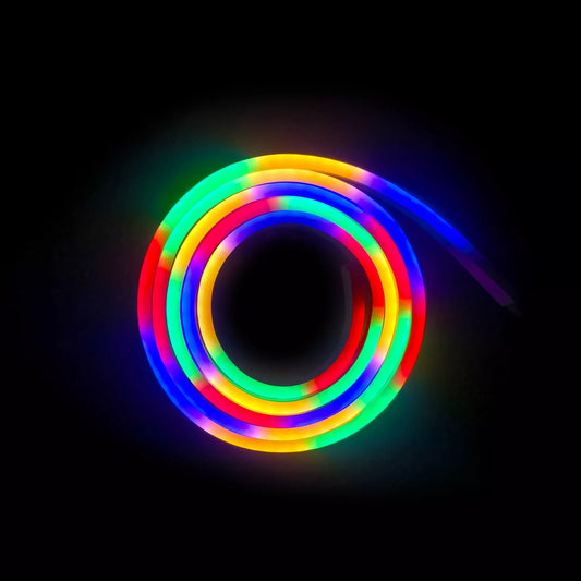 LED RGB šviesos juosta 20 m – elastinga