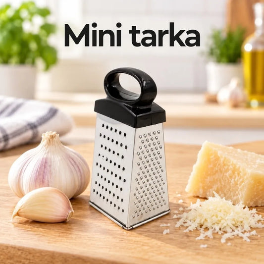 Mini keturių pusių nerūdijančio plieno tarka