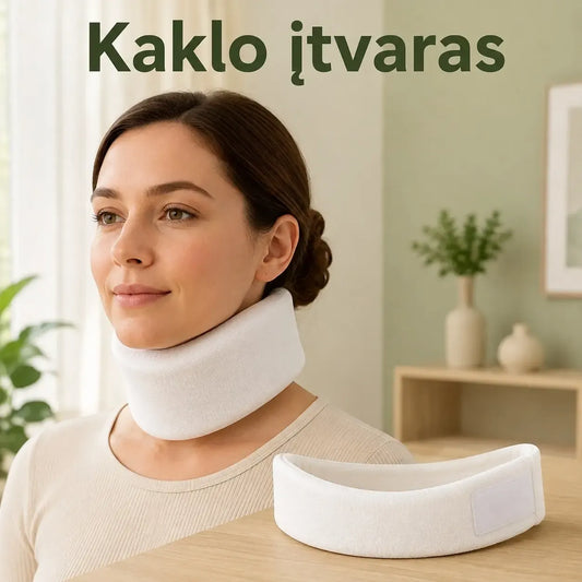 Minkštas kaklo įtvaras