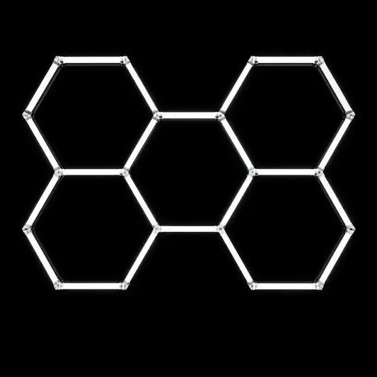 Modulinis lubinis LED šviestuvas Hexagon
