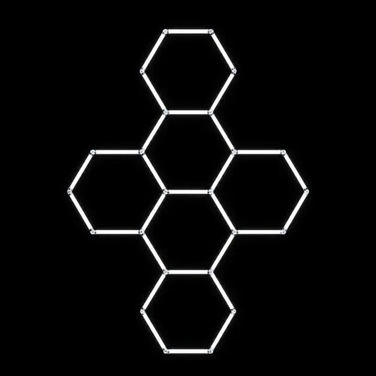 Modulinis lubinis LED šviestuvas Hexagon
