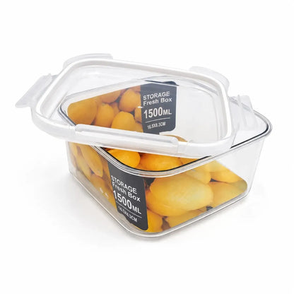Plastikinių maisto laikymo indų rinkinys su dangčiais (6 vnt.) TR2358B