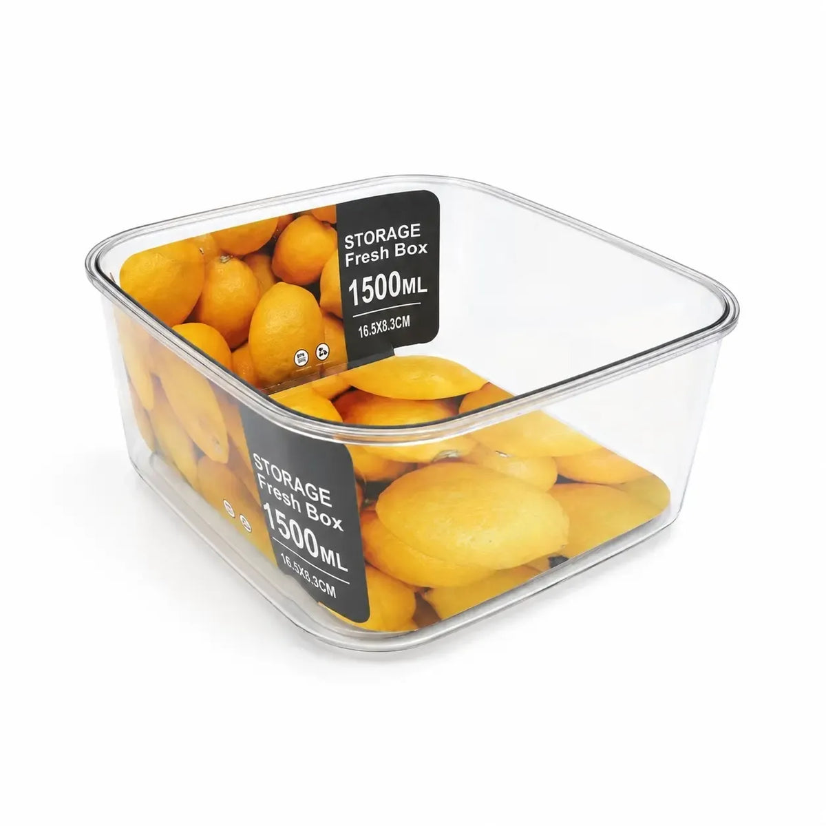 Plastikinių maisto laikymo indų rinkinys su dangčiais (6 vnt.) TR2358B