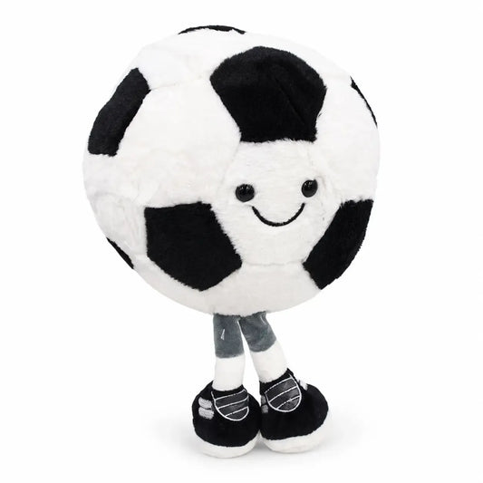 Pliušinis futbolo kamuolys su kojytėmis