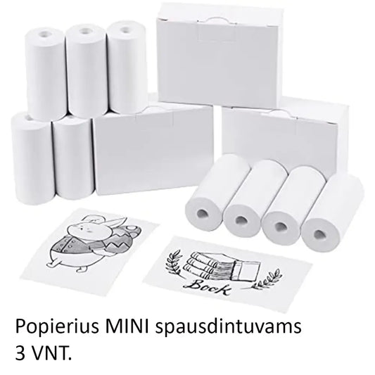 Popierius MINI spausdintuvams, 5 vnt.