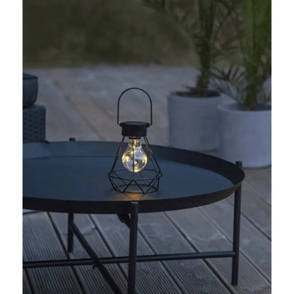 Saulės energija įkraunama LED lempa „Edison“