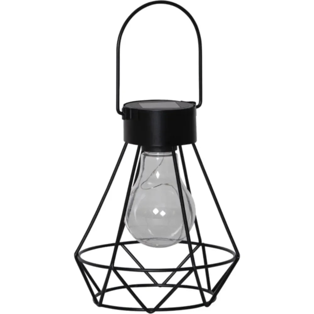 Saulės energija įkraunama LED lempa „Edison“