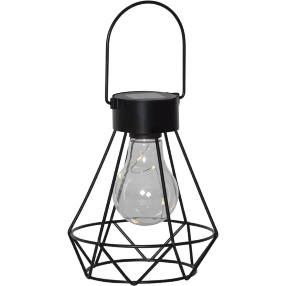 Saulės energija įkraunama LED lempa „Edison“