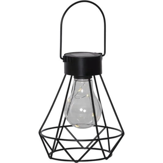 Saulės energija įkraunama LED lempa „Edison“