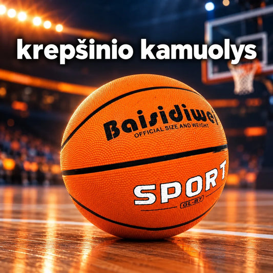 Standartinio dydžio krepšinio kamuolys, 7 dydis