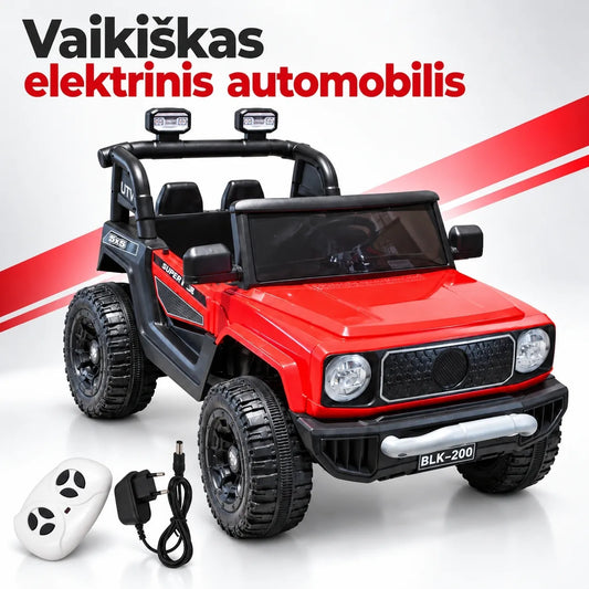 Vaikiškas įkraunamas visureigis