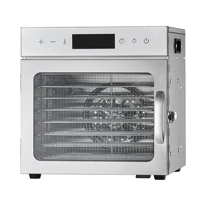 Vaisių ir maisto džiovyklė 400 W, 8 padėklų, nerūdijančio plieno